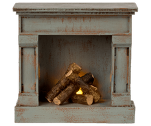Load image into Gallery viewer, Fireplace Vintage Blue by Maileg
