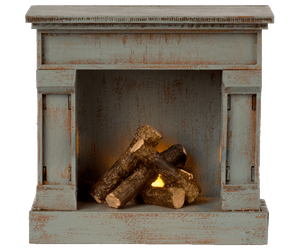 Fireplace Vintage Blue by Maileg