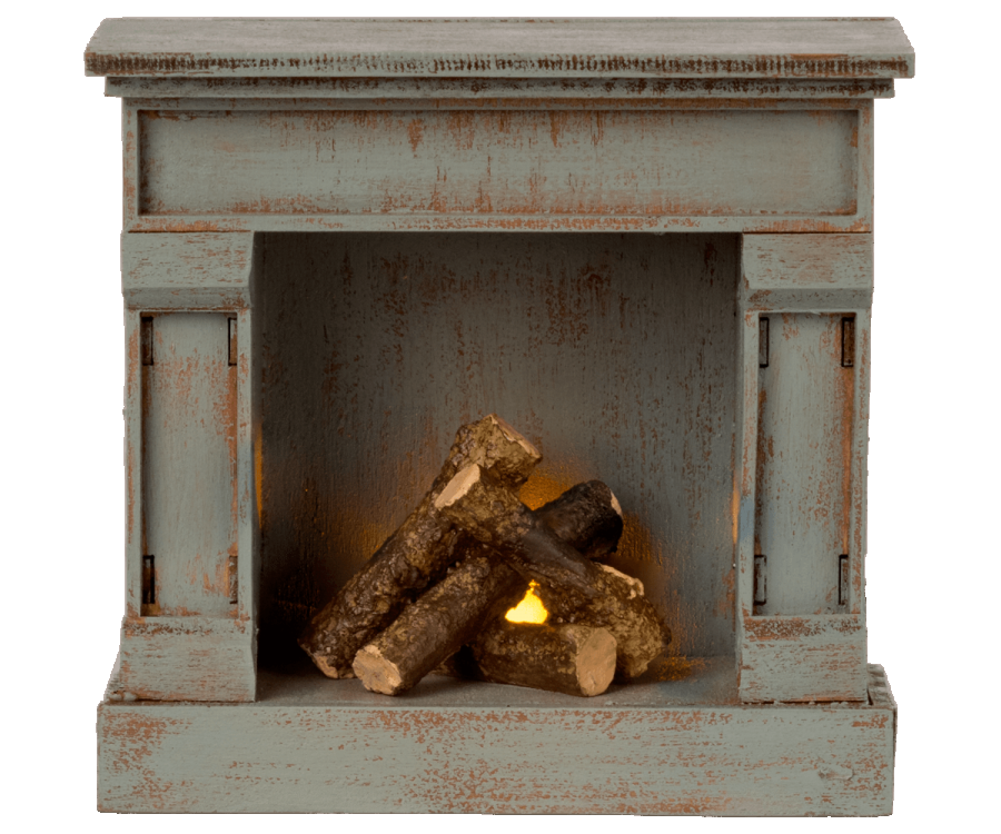Fireplace Vintage Blue by Maileg