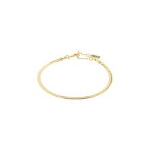 Load image into Gallery viewer, JOANNA Flat Snake Chain Bracelet Gold-plated by Pilgrim
