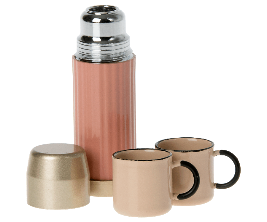 Thermos and Cups Soft Coral by Maileg