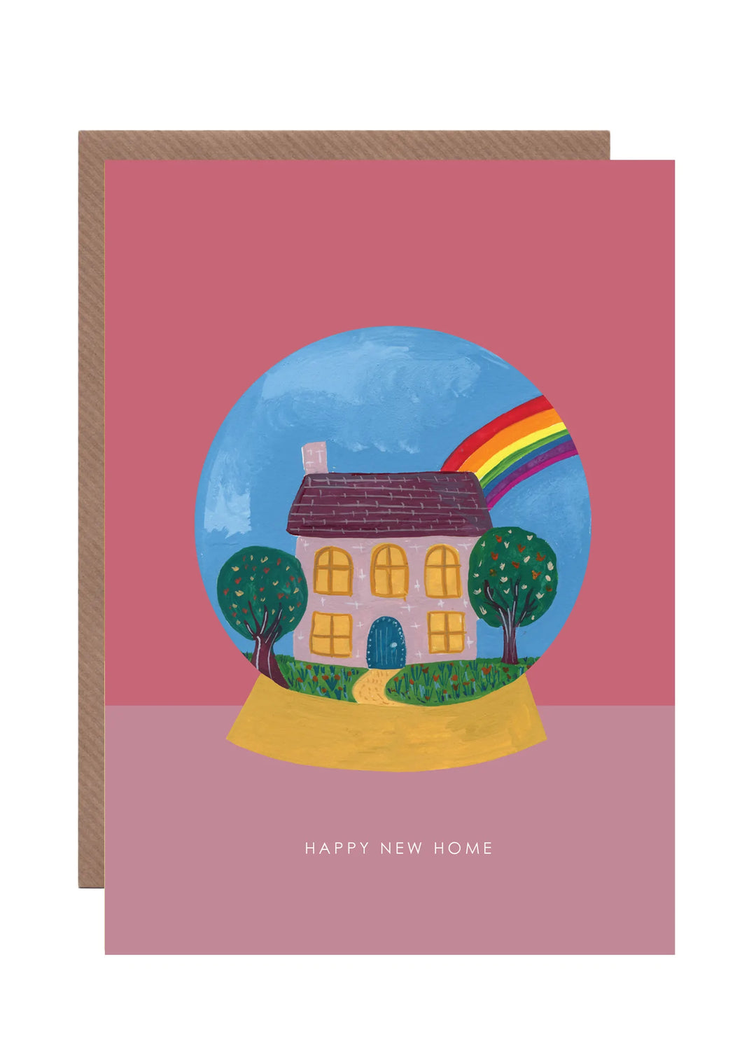 Globe New Home Card by Hutch Cassidy