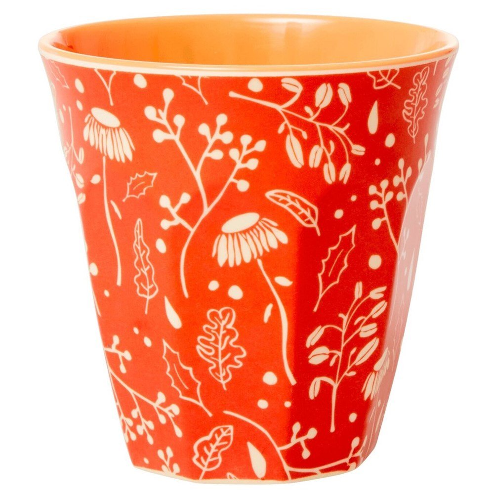 Medium Melamine Cup, Fall Floral Print