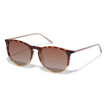 Load image into Gallery viewer, VANILLE Sunglasses Light Tortoise Brown/Gold Plated by Pilgrim
