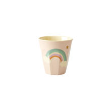 Load image into Gallery viewer, Set Of 6 Small Melamine Cups - Rainbow Print
