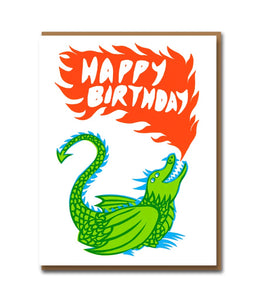 Birthday Dragon Card by Sukie