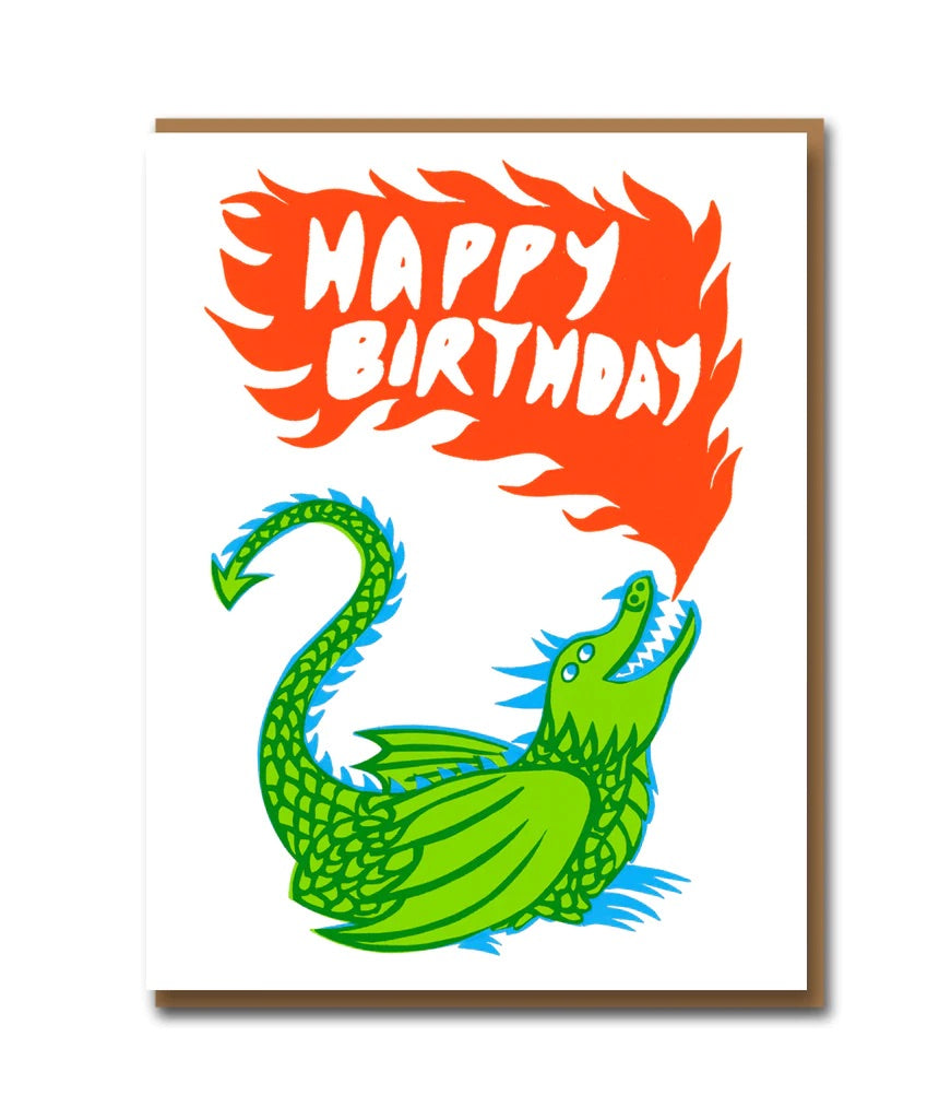 Birthday Dragon Card by Sukie