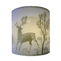 Stag Pendant Lampshade, Gold by Lush Designs