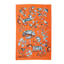 Load image into Gallery viewer, Kitty Orange Tea Towel by Lush Designs
