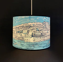 Costal Blue Pendant Lampshade by Lush Designs