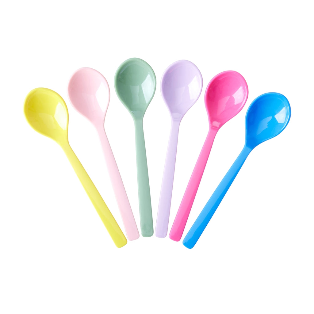 Melamine Spoons, Set of 6 - Assorted Spring/Summer 2023 Colours