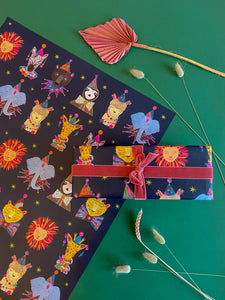 Party Animal Gift Wrap by Hutch Cassidy