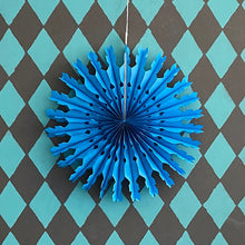 Load image into Gallery viewer, Paper Fan Blue by Petra Boase
