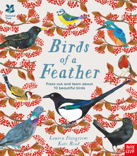 Load image into Gallery viewer, Birds Of A Feather Press-out and Learn about 10 Beautiful Birds by Lauren Fairgrieve &amp; Kate Read
