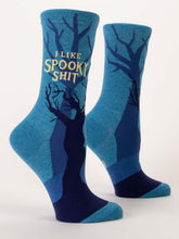 Load image into Gallery viewer, I Like Spooky S**t  Women’s Crew Socks by Blue Q
