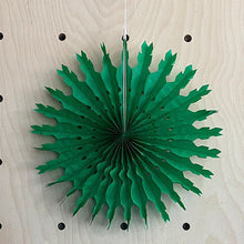 Load image into Gallery viewer, Paper Fan Green by Petra Boase
