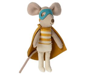 Maileg Super Hero Mouse in Matchbox - Little Brother