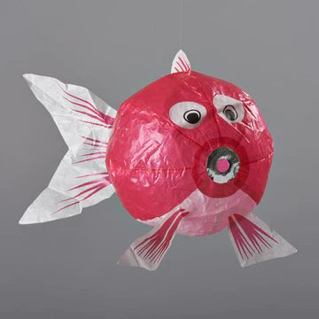 Japanese Paper Balloon, Pink Fish