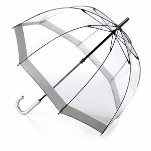Birdcage Umbrella - Silver  by Fulton