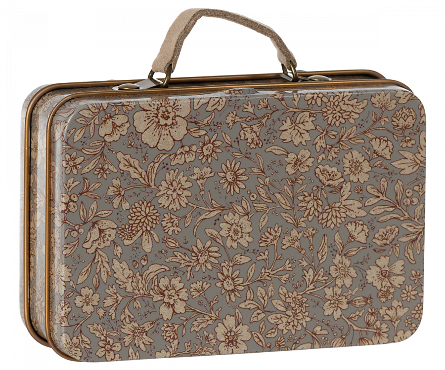 Small suitcase, Blossom - Grey by Maileg