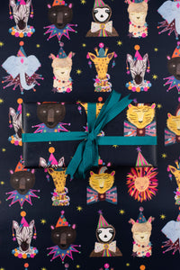 Party Animal Gift Wrap by Hutch Cassidy