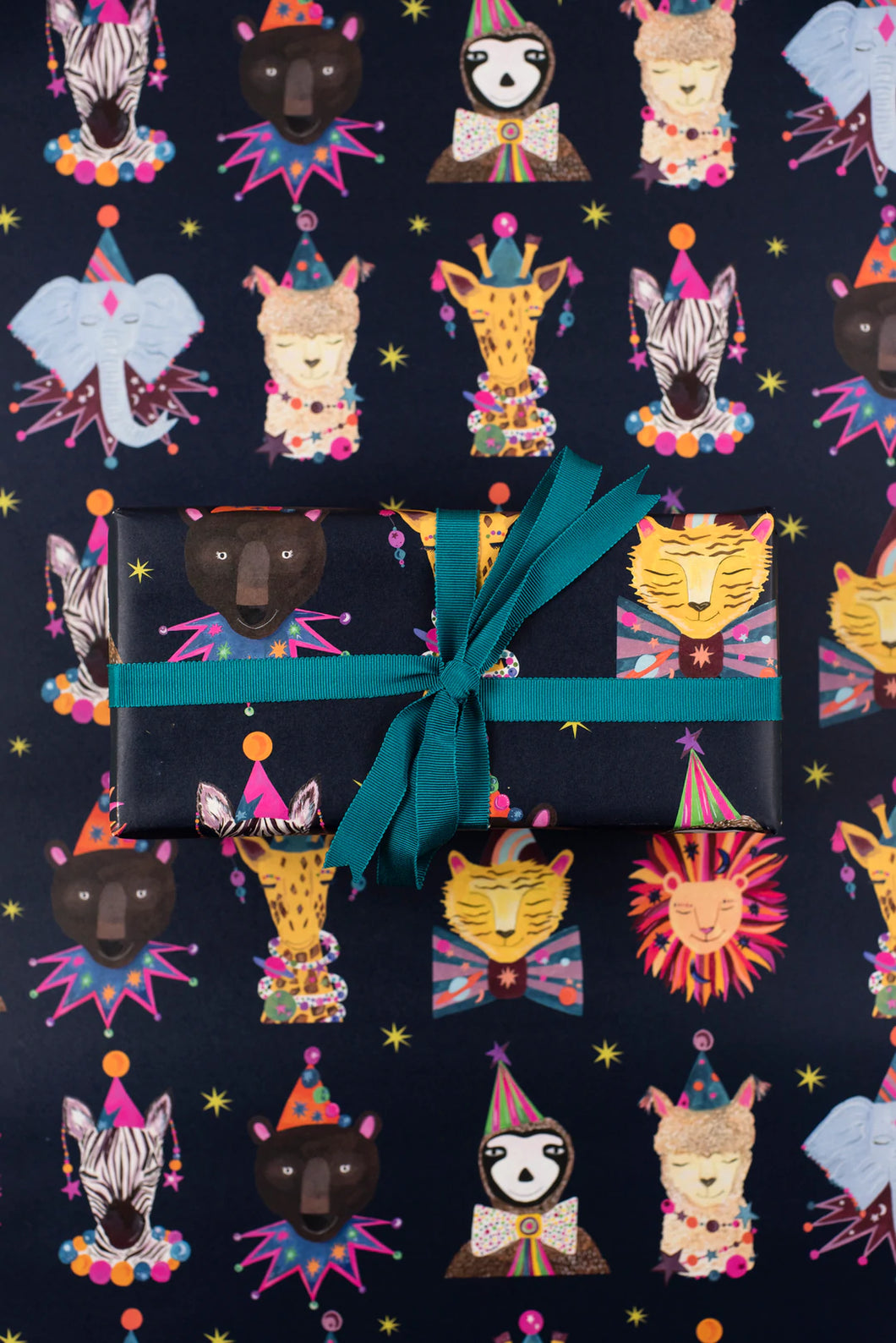 Party Animal Gift Wrap by Hutch Cassidy