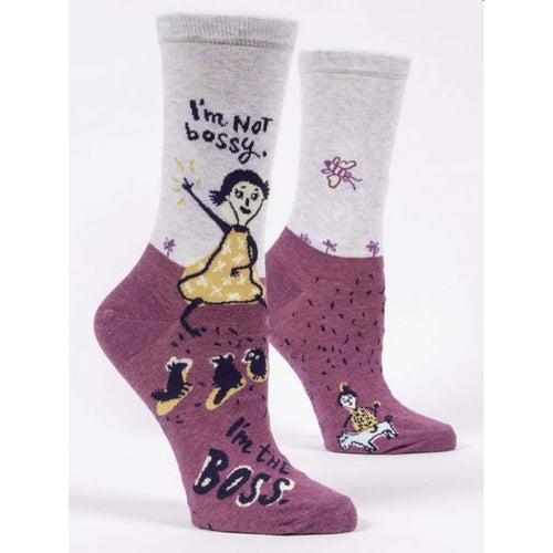 I'm Not Bossy Women's Crew Socks - Gazebogifts