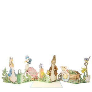 Meri Meri Concertina Card - Peter Rabbit