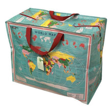 Load image into Gallery viewer, World Map Jumbo Storage Bag - Gazebogifts
